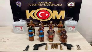 Adıyaman'da sahte içki operasyonu