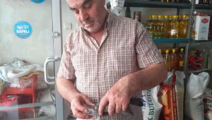 Adıyaman’da sıcaktan halsiz düşen güvercine elleriyle su içirdi - Videolu Haber