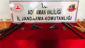 Adıyaman'da silah kaçakçılığı: 1 gözaltı