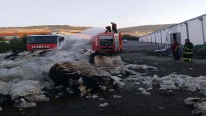 Adıyaman'da tekstil fabrikasında yangın