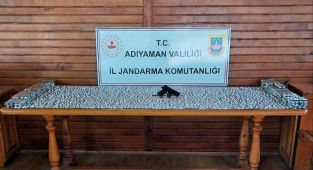 Adıyaman'da uyuşturucu hap ve tabancaya 1 gözaltı