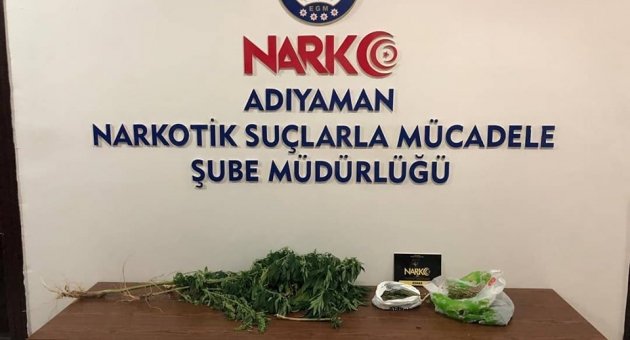 Adıyaman'da Uyuşturucuya 1 Gözaltı
