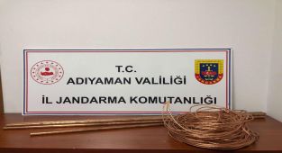 Adıyaman’da yaklaşık 10 bin değerinde bakır çubuk hırsızlığı