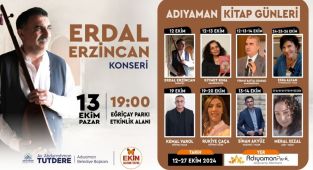Adıyaman Kitap Günleri 12-27 Ekim'de: 'Erdal Erzincan Konseri' ile başlıyor