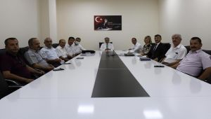 Adıyaman Milli Eğitim Müdürü Gönen müfettişlerle toplandı