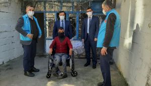 Adıyaman Müftülüğü bedensel engelli vatandaşlara sahip çıkmaya devam ediyor