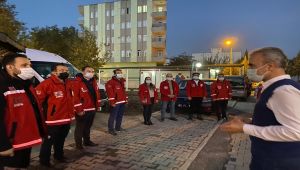 Adıyaman psikososyal destek ekipleri İzmir'e gitti