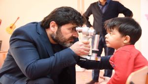 Adıyaman Üniversitesi Anaokulu Öğrencilerine Göz Taraması