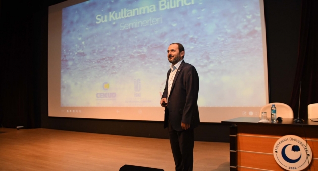 Adıyaman Üniversitesinde “Su Kullanım Bilinci” Konferansı