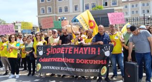 Adıyamanlı öğretmenler tepki için iş bıraktı - Videolu Haber