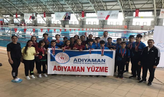 Adıyamanlı sporcular 76 madalya alarak Türkiye finaline yükseldi