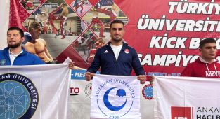 ADYÜ Öğrencisi Emrah Yaşar Altın madalya kazandı
