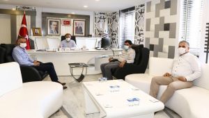 AGAD Başkanı Aslan ve medya mensuplarından Başkan Kılınç’a ziyaret