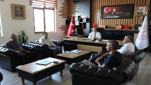 AGAD yönetiminden Milli Eğitim Müdürü Gönen'e tebrik ziyareti