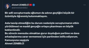 AK Parti'de şok istifa: Ahmet Zenbilci partisinden ayrıldı