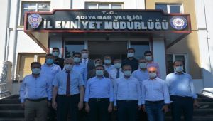 AK Parti heyetinden İl Emniyet Müdürü Ergüder'e ziyaret