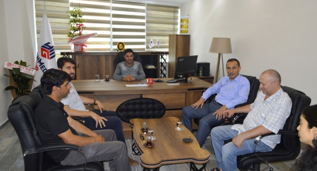 AK Parti İl Başkanı Dağtekin'den Yaman Medya Gurubuna Ziyaret