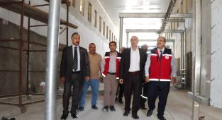 Akkan, Yapımı devam eden Hayvan Pazarı ve Mezbahane Tesisini inceledi