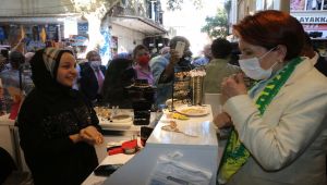 Akşener, Adıyaman'da esnafları ziyaret etti
