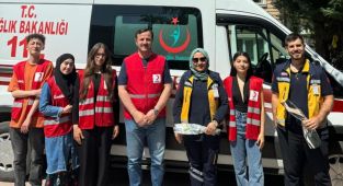 Akyazı Paramedik istasyonunda keyifli buluşma