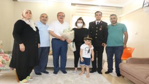 Alagöz’den şehit ailelerine bayram ziyareti