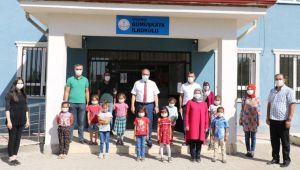 Alagöz'ün köy okullarına ziyareti sürüyor
