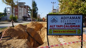 Altyapı çalışmaları devam ediyor