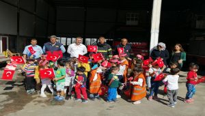 Ana Sınıfı Öğrencilerine İtfaiye Tanıtıldı