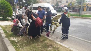 Araçların Önüne Atlayan Zihinsel Engelli Kadın Yaralandı