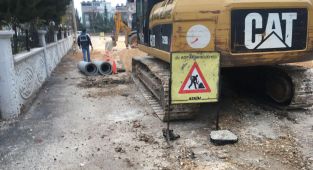 ASKİM kanalizasyon hattı yenileme çalışmalarına devam ediyor