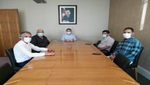 Aslan ve Odabaş, Adıyaman Milletvekili Aydın’ı ziyaret etti