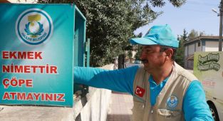 Aylık 9 ton ekmek israfı önleniyor