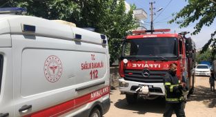Bahçede çıkan yangın paniğe neden oldu - Videolu Haber