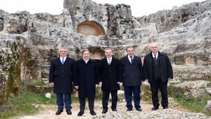 Bakan Yardımcısı Demircan Perre Antik Kenti Ve Sahabede İncelemede Bulundu