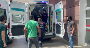 Başına helezon düşen işçi ağır yaralandı - Videolu Haber