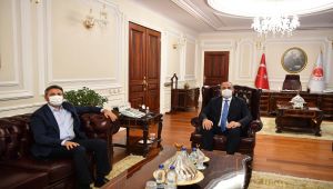 Başkan Aydın, Bakan Özer'i ve Gül'ü ziyaret etti