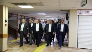 Başkan Beyazgül, Yaralıları Ziyaret Etti