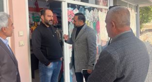 Başkan Doğan yerel seçimler öncesi sahaların nabzını tutuyor