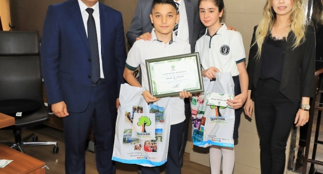 Başkan Fadıloğlu, Atık Pil Yarışması Birincilerini Ağırladı