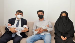 Başkan Fadıloğlu, üçüz bebek sahibi Ayhan ailesini ziyaret etti - Videolu Haber