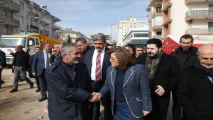 Başkan Fatma Şahin, Depremden Etkilenen Bölgeleri Ziyaret Etti