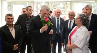 Başkan Görgel tanışma ziyaretlerine devam ediyor