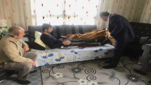 Başkan Kılıç’tan,Barış Pınarı Harekâtı Gazisine Ziyaret
