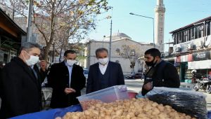 Başkan Kılınç, AK Partili yöneticilerle esnafı ziyaret etti