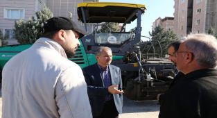 Başkan Kılınç, asfaltlama çalışmalarını inceledi