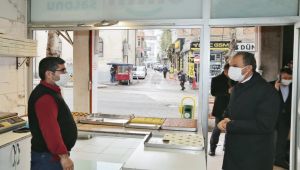 Başkan Kılınç, Atatürk Caddesi esnafını ziyaret etti