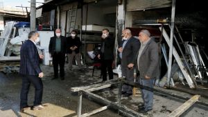 Başkan Kılınç, Demirciler Pazarı esnafıyla bir araya geldi