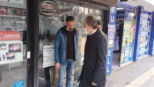 Başkan Kılınç, esnafın sıkıntılarını dinledi