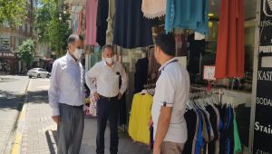 Başkan Kılınç, İl Başkanı Dağtekin’den esnaf ziyareti