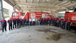 Başkan Kılınç, itfaiye personeline teşekkür ziyareti